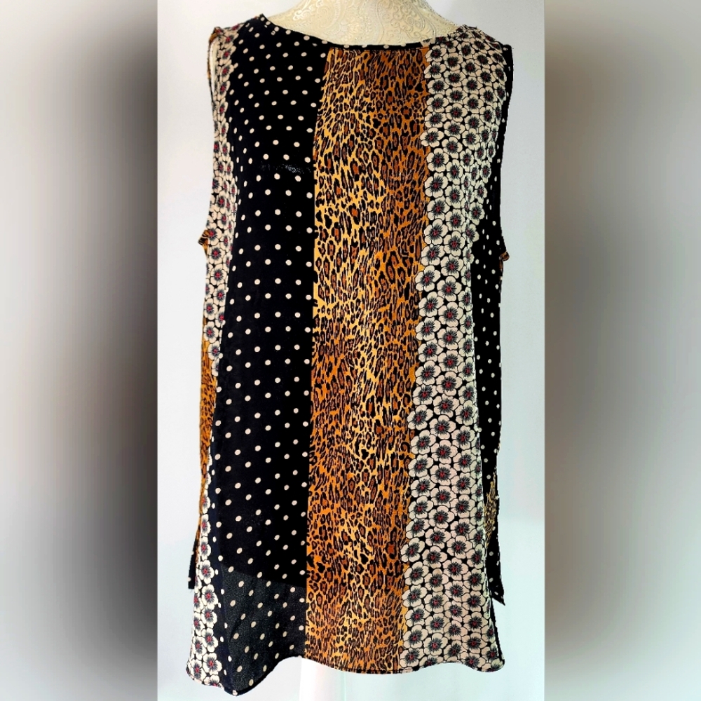 Carmen Marco Valvo Multiprint Blouse